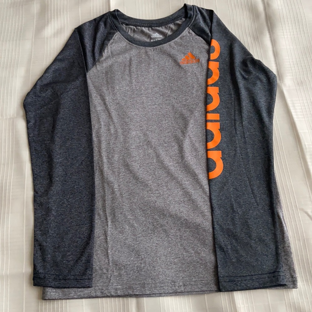 Adidas boys long sleeve tee